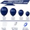Navy Blue Balloons Latex Party Balloons Different Sizes 100Pcs 18 12 10 5In Blue Balloon Garland Arch Kit With Ribbon Balloon Strip For Birthday Wedding Anniversary Themed Party Decorations